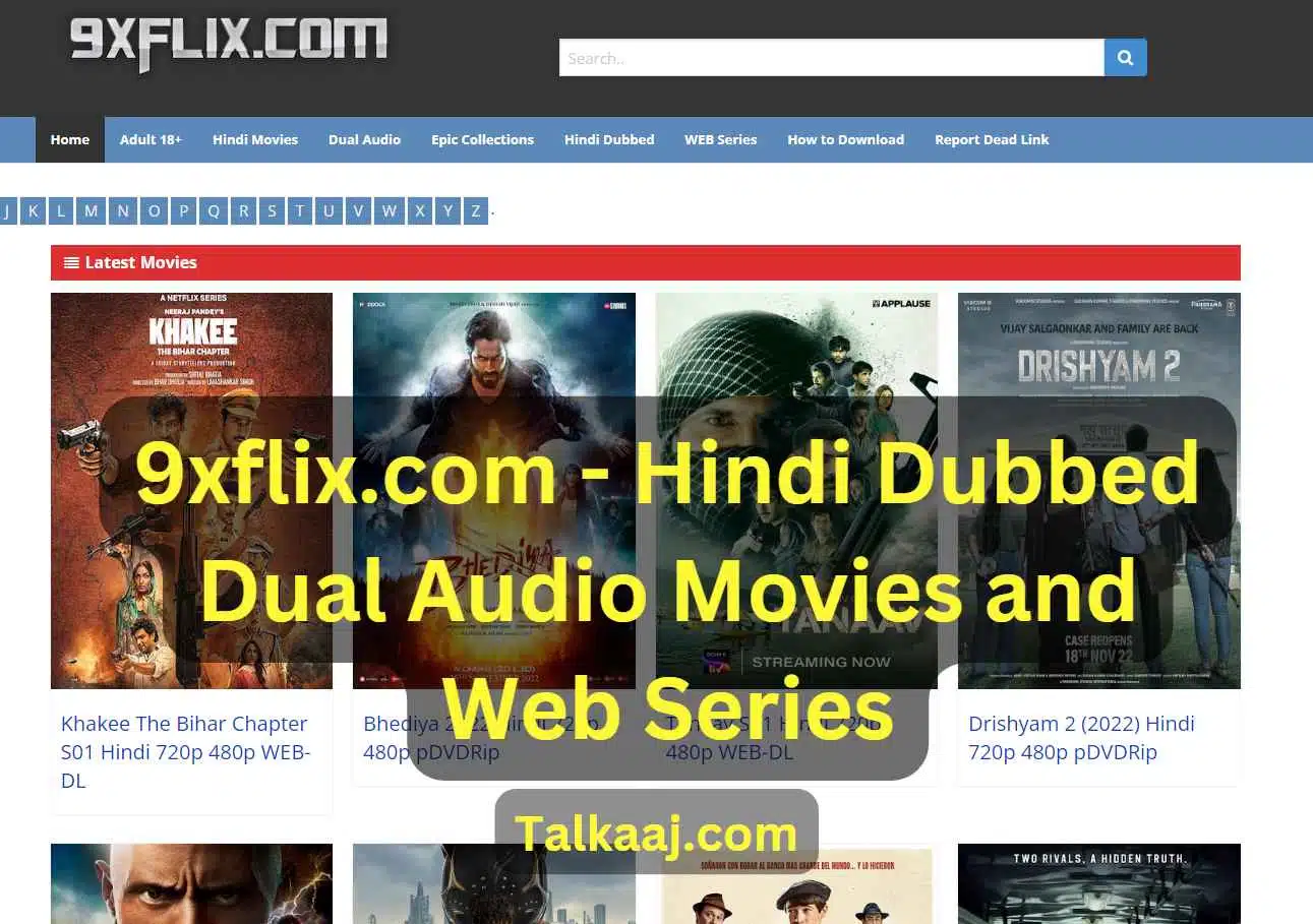 9xflix.com - Download Free Latest HD Hindi Dubbed Dual Audio Movies and Web Series