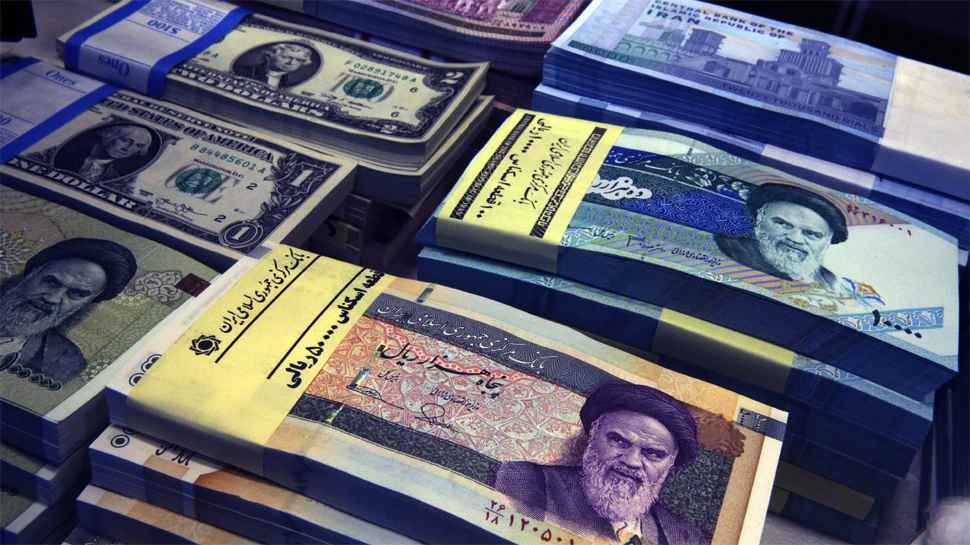 Iran currency Rial record fall