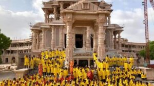 पाली में बना भगवान शिव का ॐ आकृति का मंदिर 3