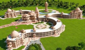 पाली में बना भगवान शिव का ॐ आकृति का मंदिर10