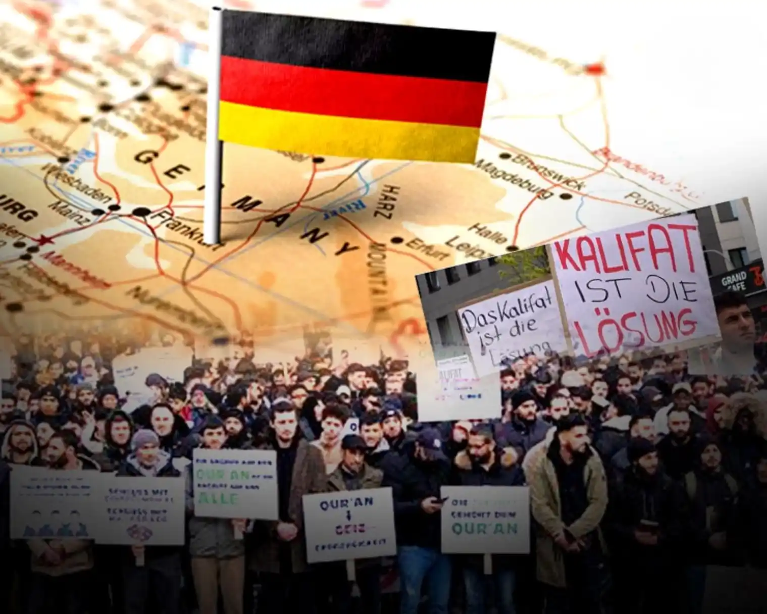 Demand to make Germany an Islamic Caliphate