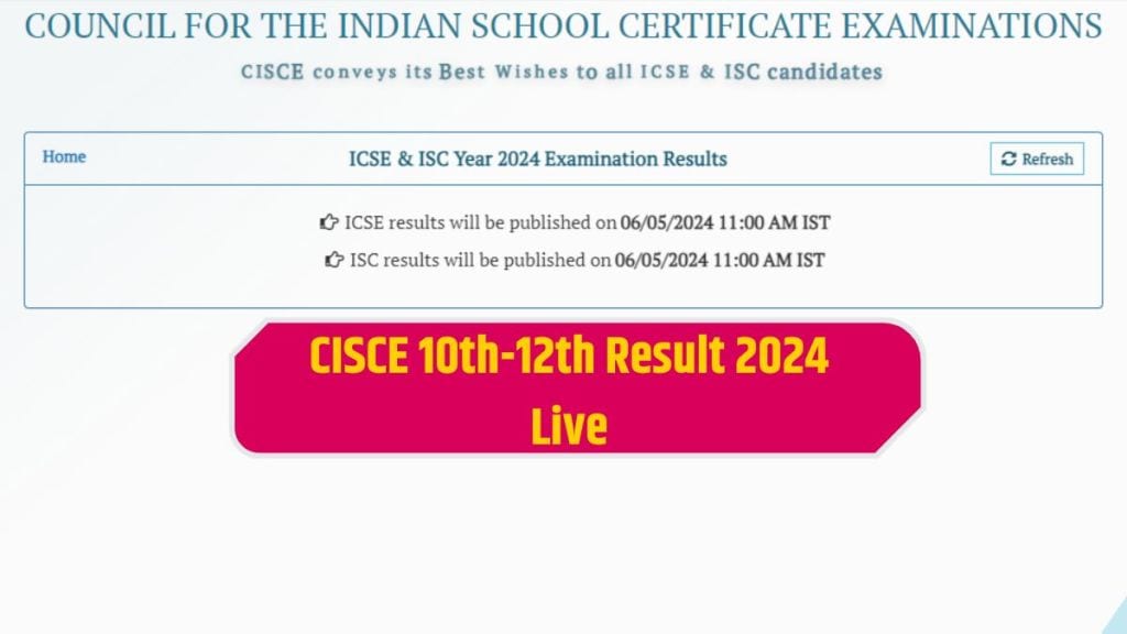 ISC ICSE Result 2024