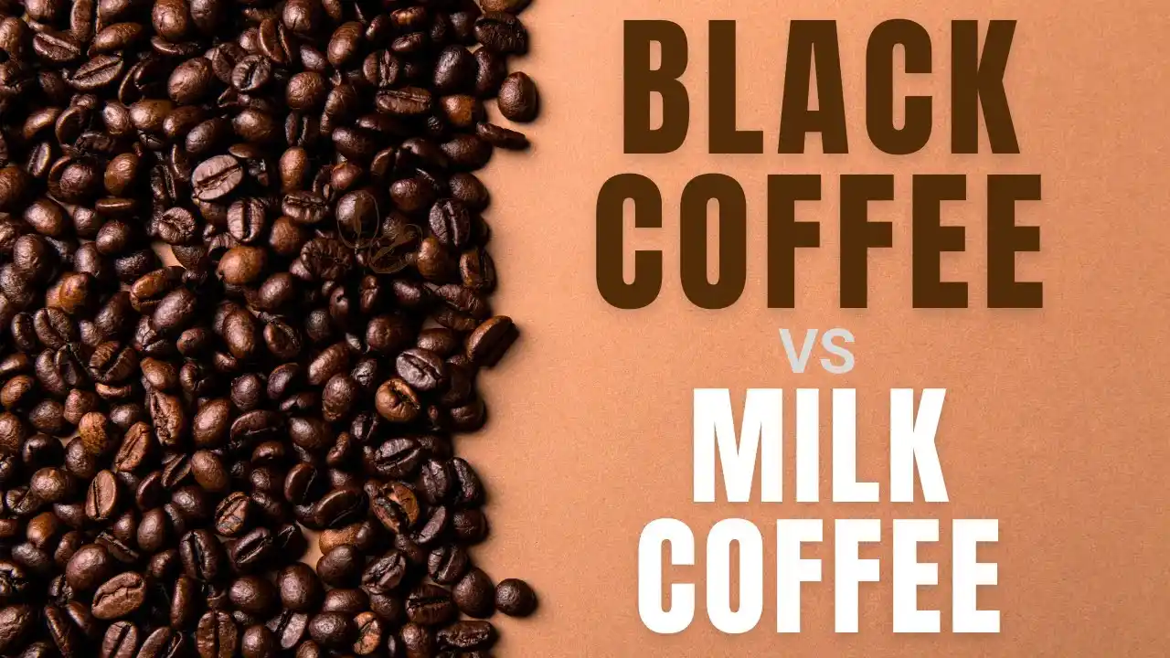 Milk Coffee vs Black Coffee